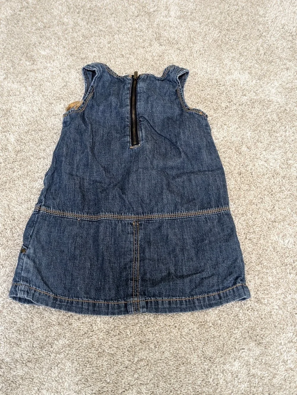 Girls Gap Denim Pinafore Dress 2T